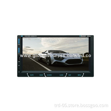 One DIN In-dash/7-inch TFT Screen Motorize Car Radio Player, DVD Disk and GPS Supported